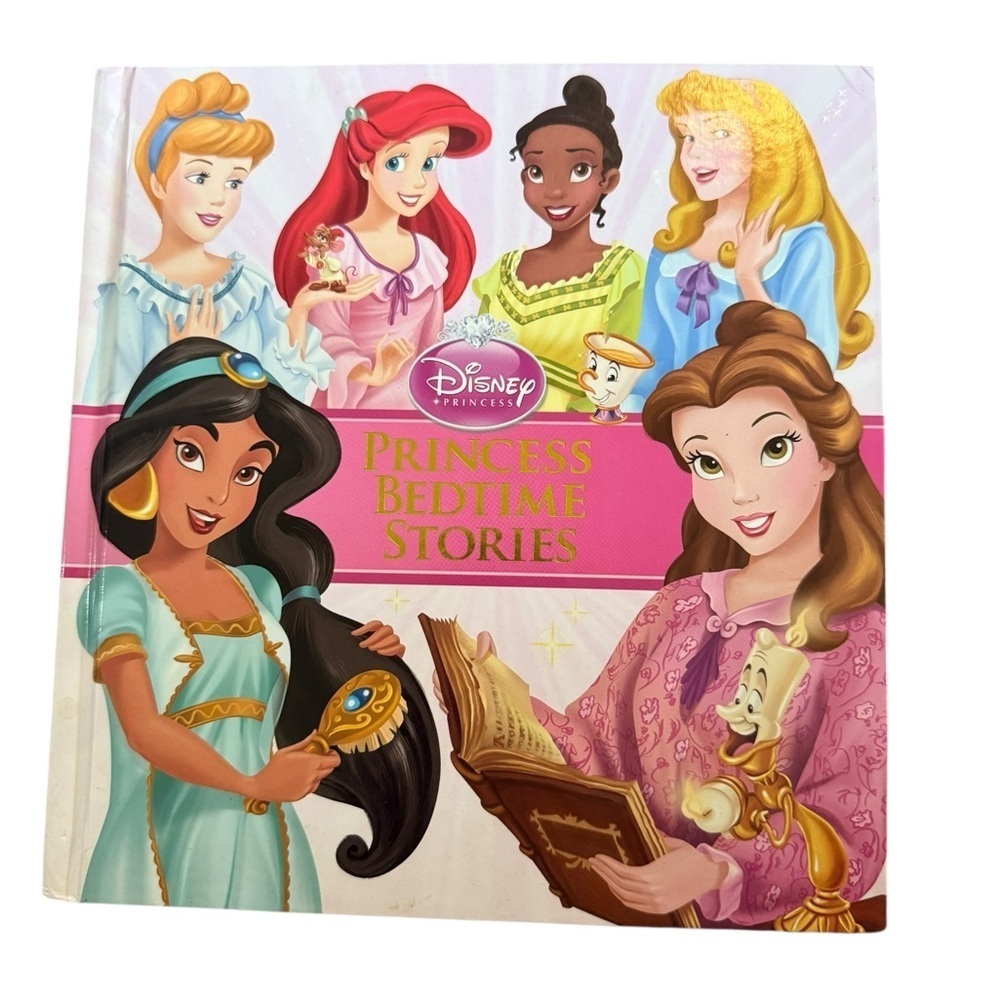Disney Princess Bedtime Story Collection Book - Pink and Multicolor EUC